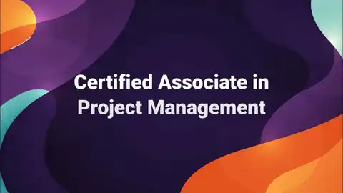 Certified Associate in Project Management certification image.